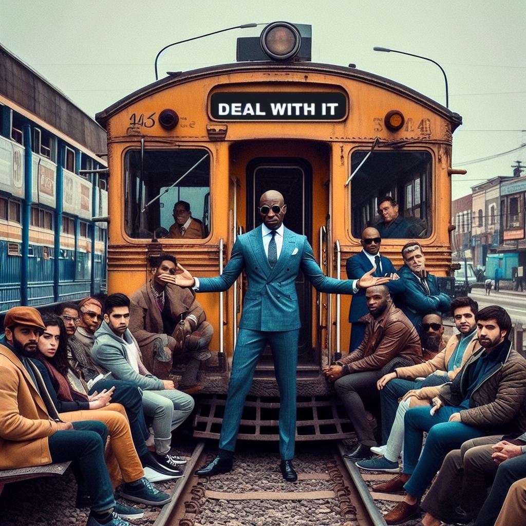 a cool train meme