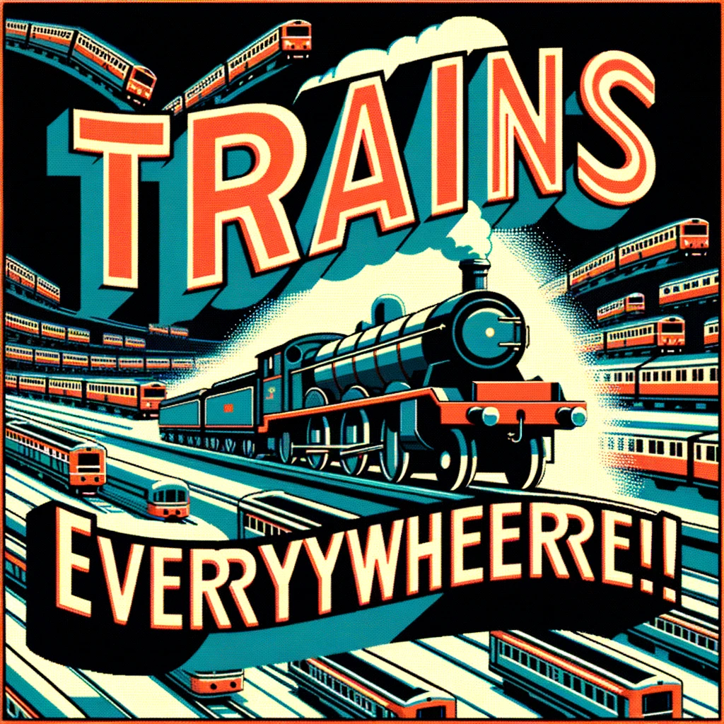 a cool train meme